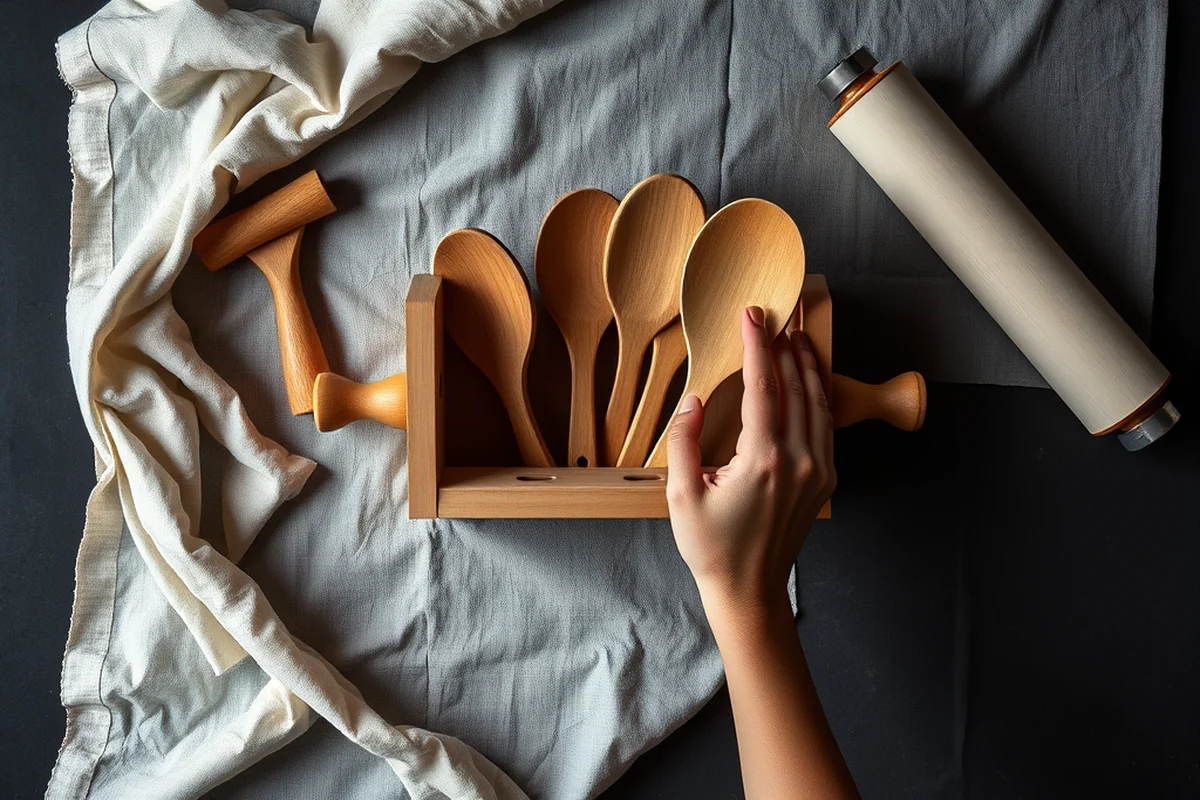 best wood utensil holder for kitchen — Best Wood Utensil Holder for Kitchen (the finished result)