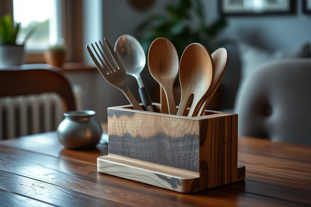 wooden utensil holder for table not working — Wooden Utensil Holder for Table Not Working