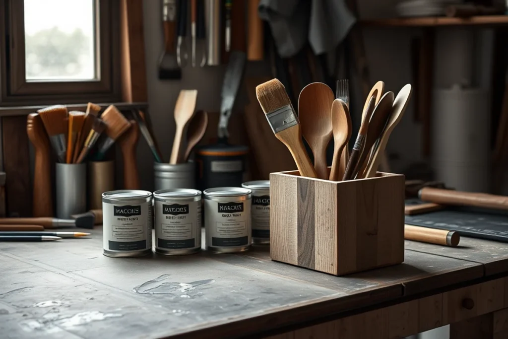 Affordable Wood Utensil Holder Diy