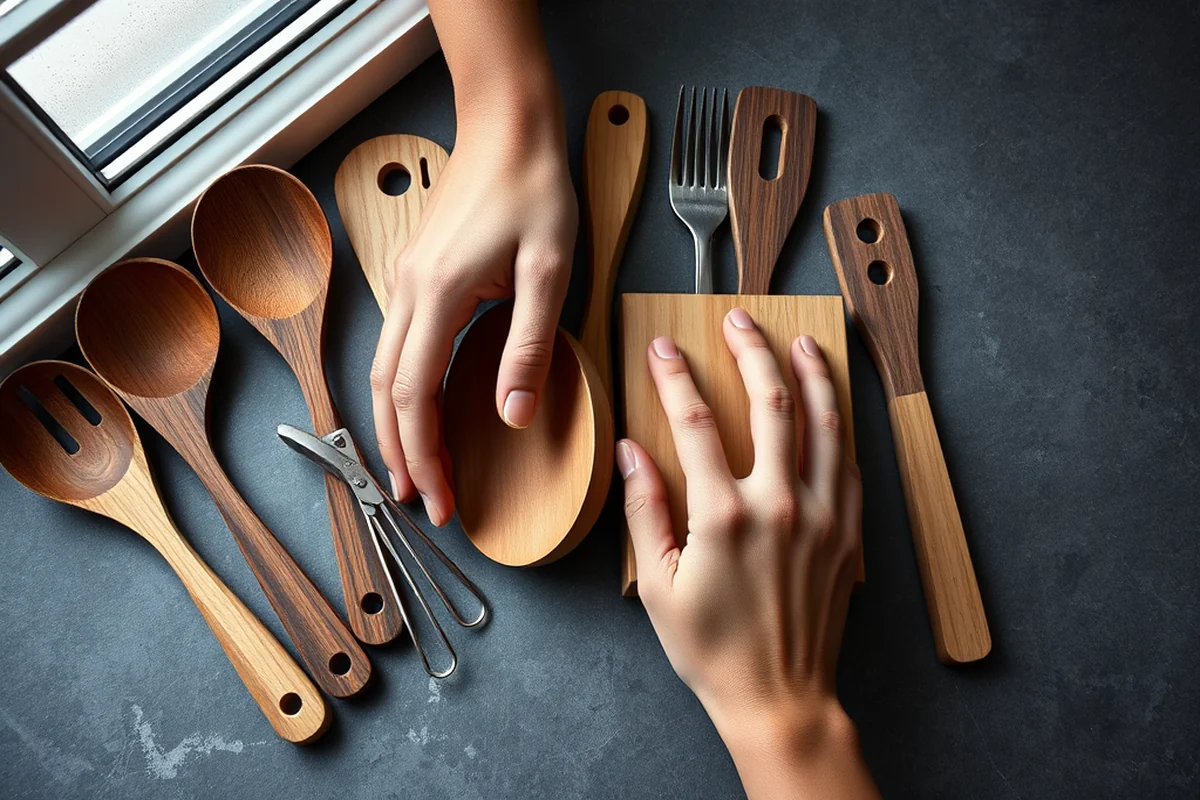 affordable wooden utensil holders — Affordable Wooden Utensil Holders (the finished result)