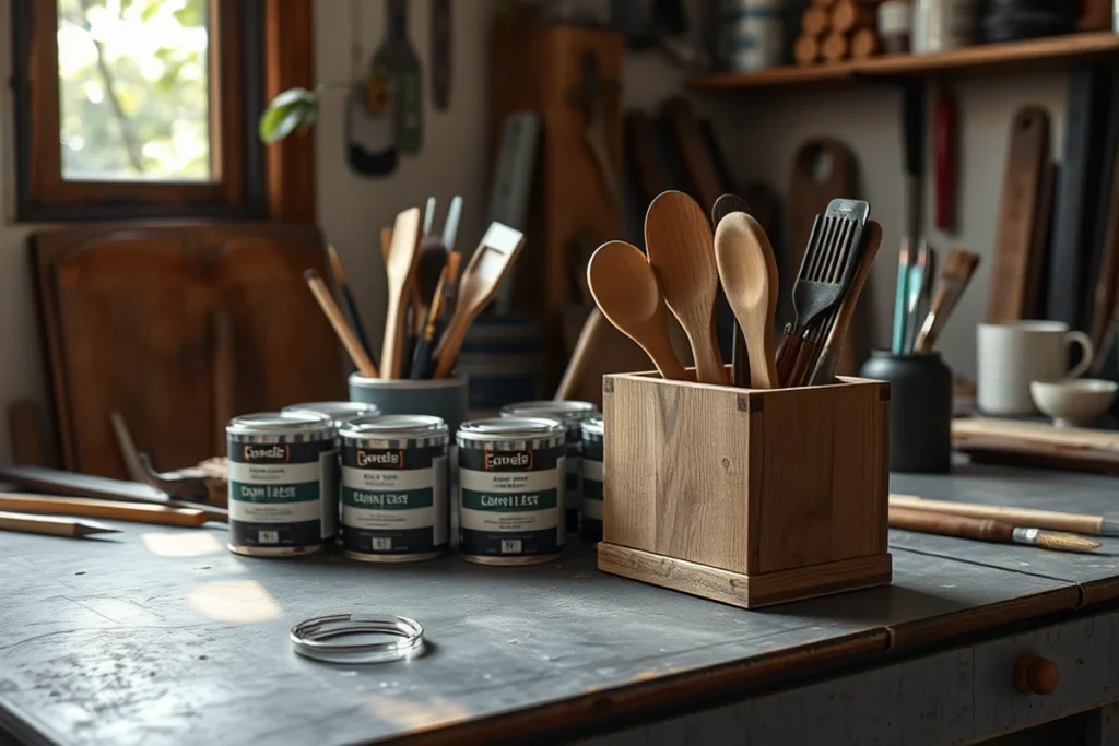 How To Wooden Utensil Holders