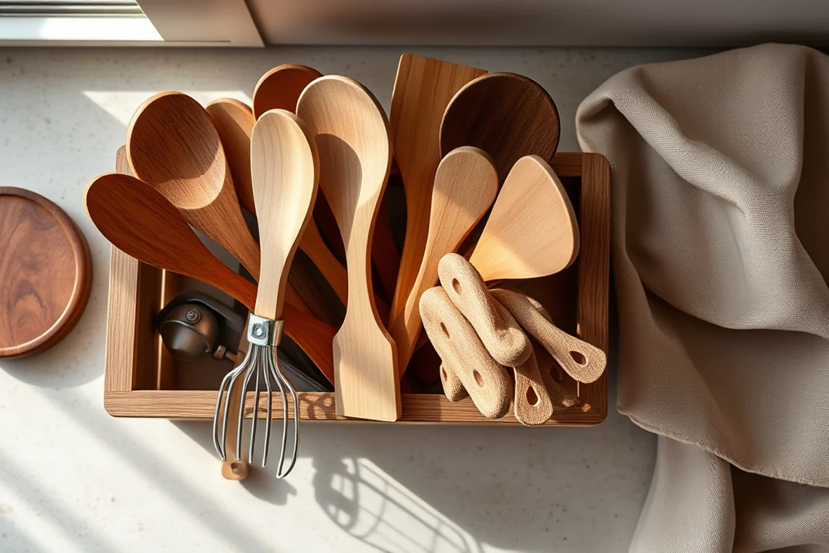 why wooden utensil holder for kitchen counter — Why Wooden Utensil Holder For Kitchen Counter (the finished result)