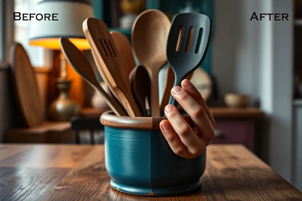 Wood Utensil Holder For Kitchen Comparison