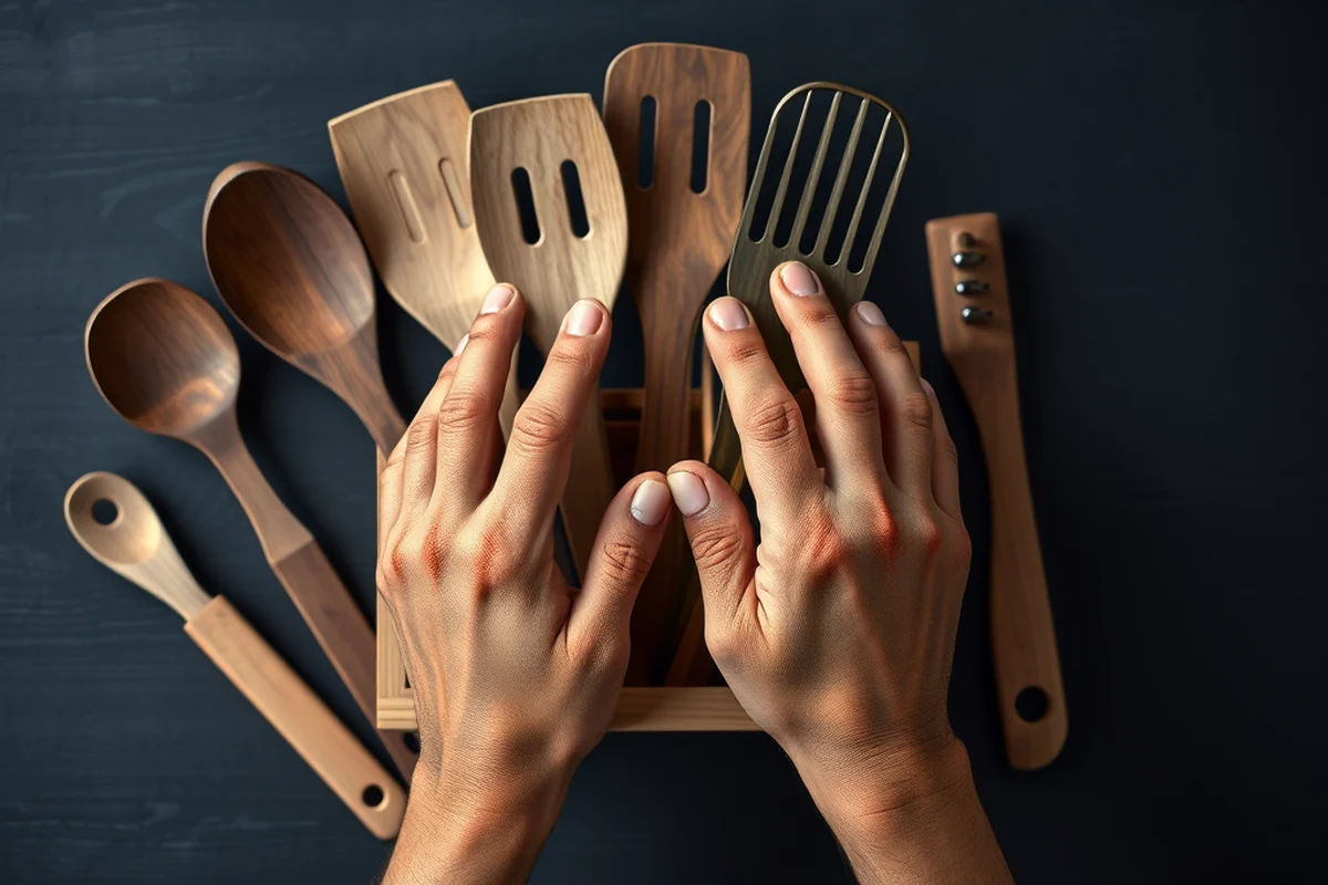 wood utensils holder for kitchen not working — Wood Utensils Holder For Kitchen Not Working (the finished result)