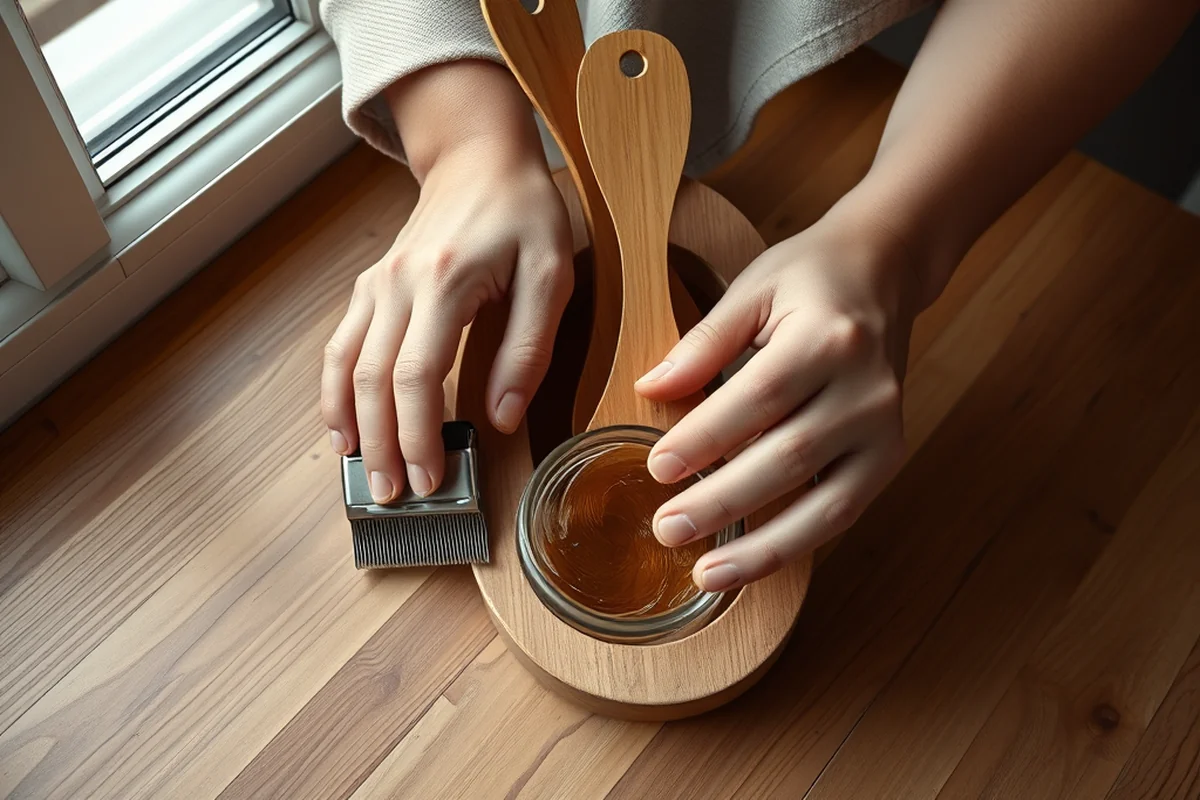 wooden kitchen utensils and holder at home — Wooden Kitchen Utensils And Holder At Home (step by step)