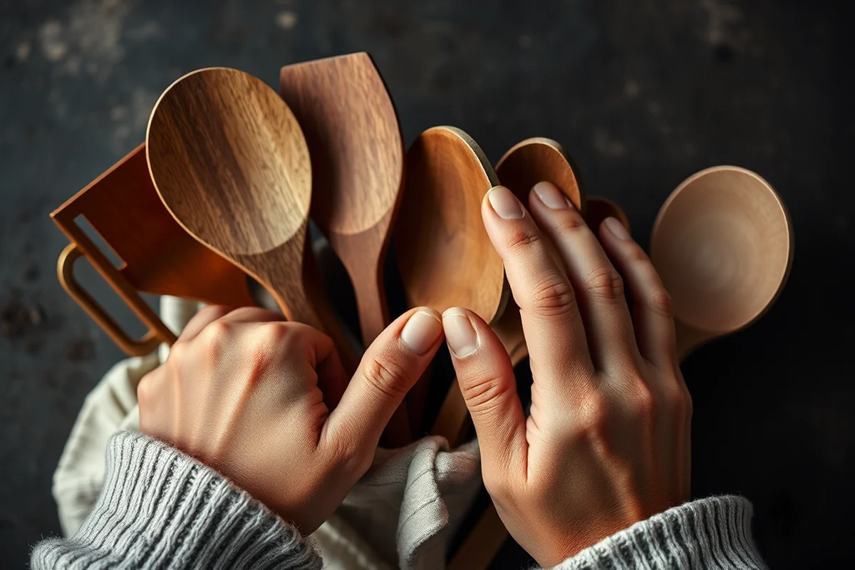 wooden kitchen utensils and holder troubleshooting — Wooden Kitchen Utensils and Holder Troubleshooting (the finished result)