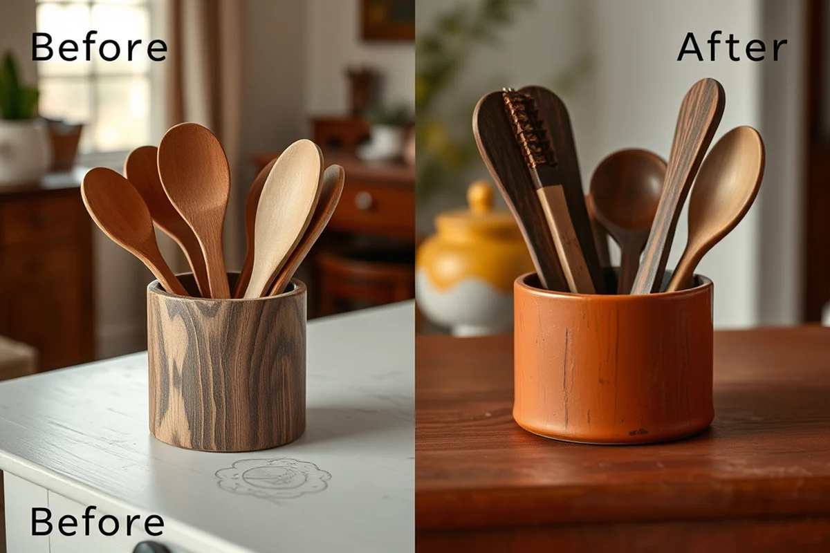 wooden utensil holder diy step by step — Wooden Utensil Holder Diy Step by Step