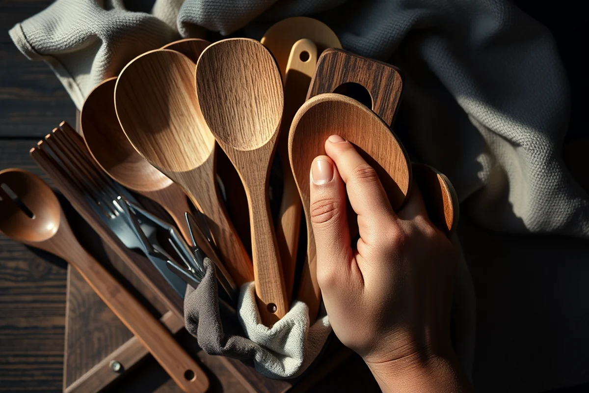 wooden utensil set and holder guide — Wooden Utensil Set And Holder Guide (the finished result)