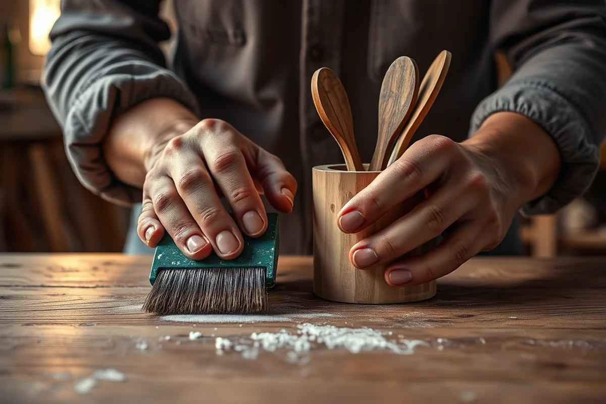 wooden utensil set and holder vs — Wooden Utensil Set And Holder Vs (step by step)