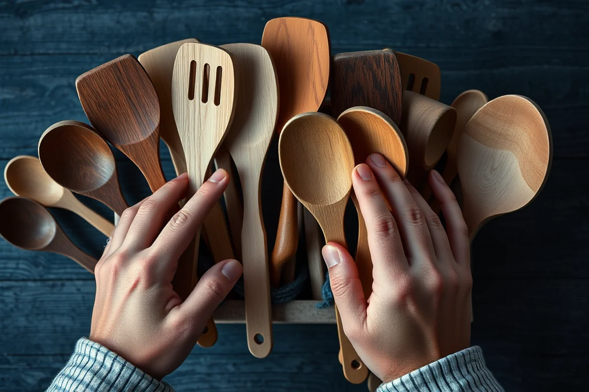 wooden utensils in holder mistakes — Wooden Utensils In Holder Mistakes (the finished result)