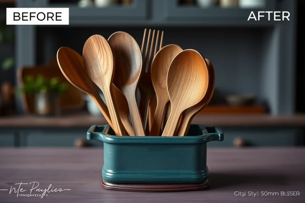 Wooden Utensils In Holder Not Working