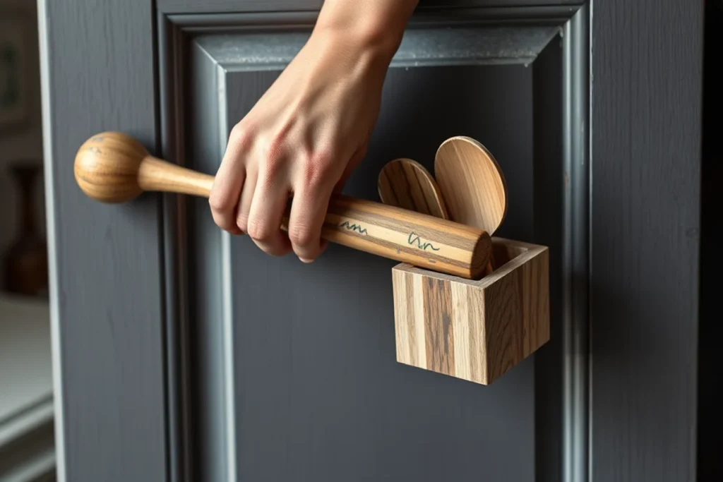 Affordable Wooden Utensil With Holder