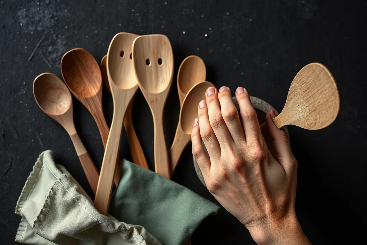 best wooden utensil and holder — Best Wooden Utensil And Holder (the finished result)