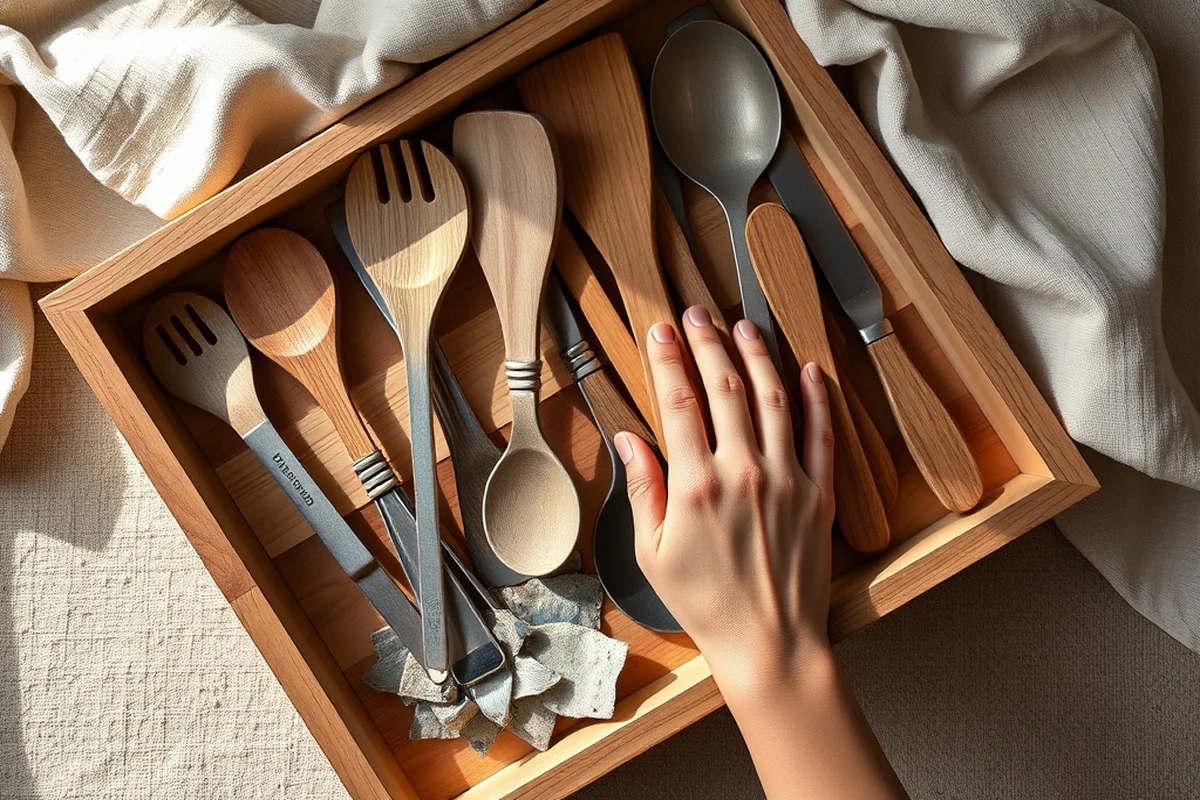 best wooden utensil holder drawer — Best Wooden Utensil Holder Drawer (the finished result)