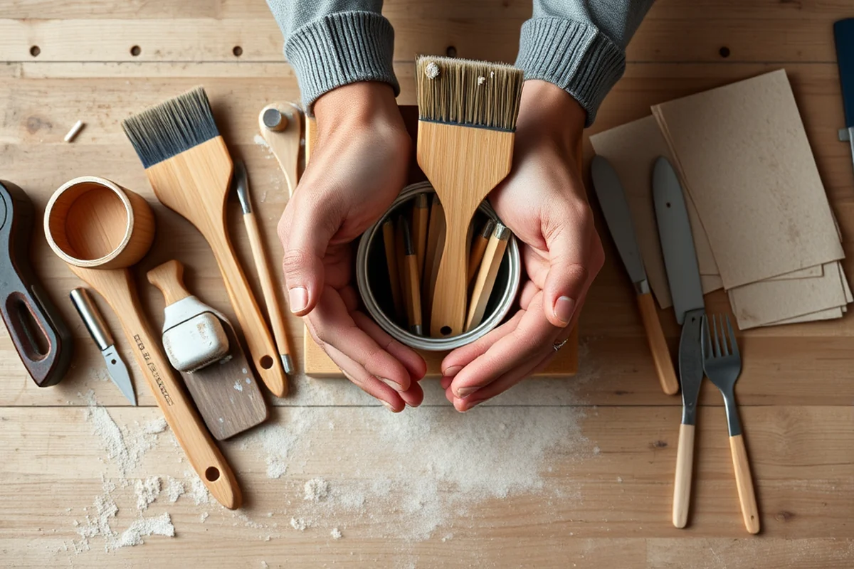best wooden utensil holder for countertop — Best Wooden Utensil Holder For Countertop (the finished result)