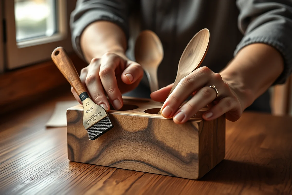 best wooden utensil holder for party — Best Wooden Utensil Holder For Party (step by step)