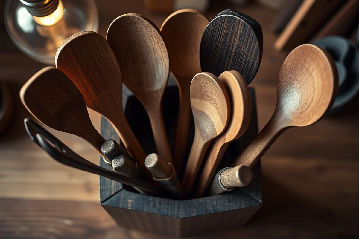 best wooden utensil holder ideas — Best Wooden Utensil Holder Ideas (the finished result)