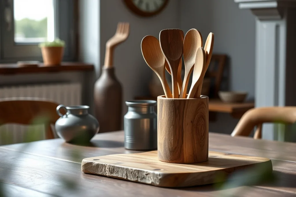 Best Wooden Utensil Set And Holder