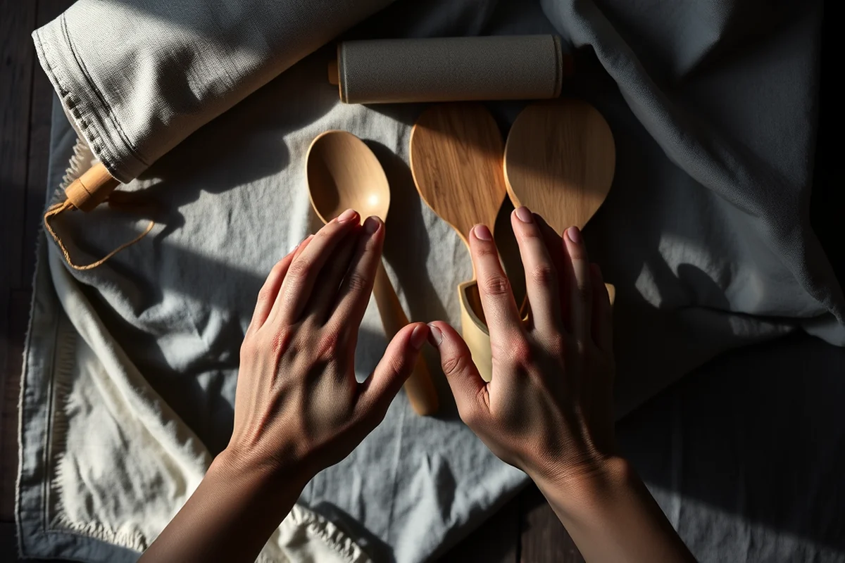 cheap wooden kitchen utensils and holder — Cheap Wooden Kitchen Utensils And Holder (the finished result)