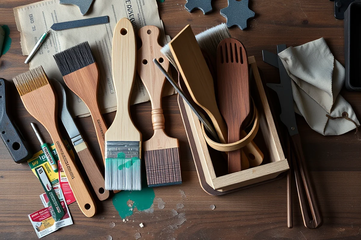 cheap wooden kitchen utensils with holder — Cheap Wooden Kitchen Utensils With Holder (the finished result)