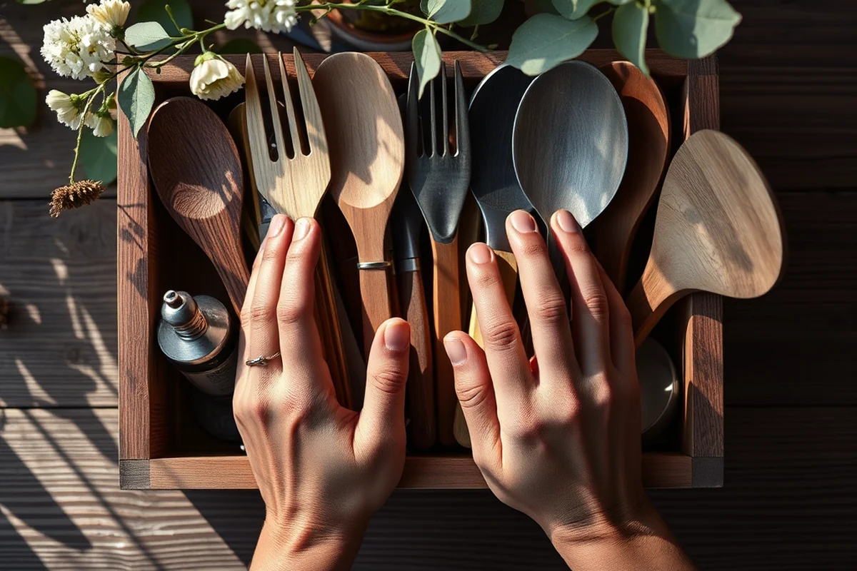 top wooden utensil drawer holder — Top Wooden Utensil Drawer Holder (the finished result)