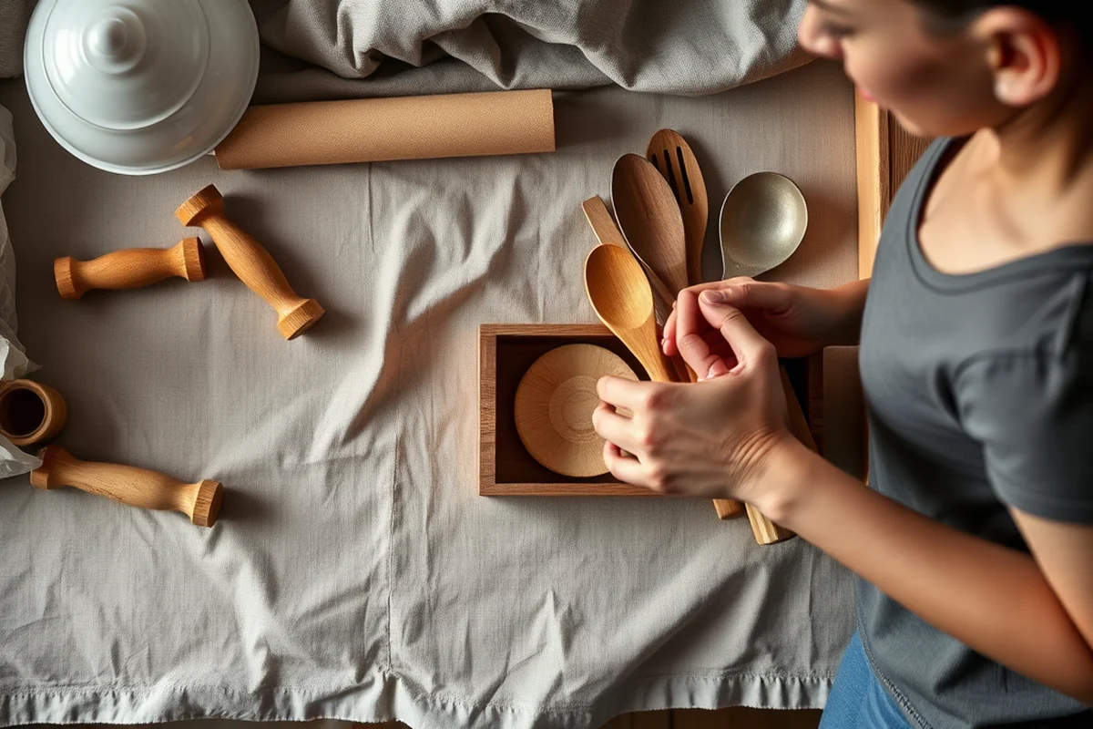 top wooden utensil holder for drawer — Top Wooden Utensil Holder For Drawer (the finished result)