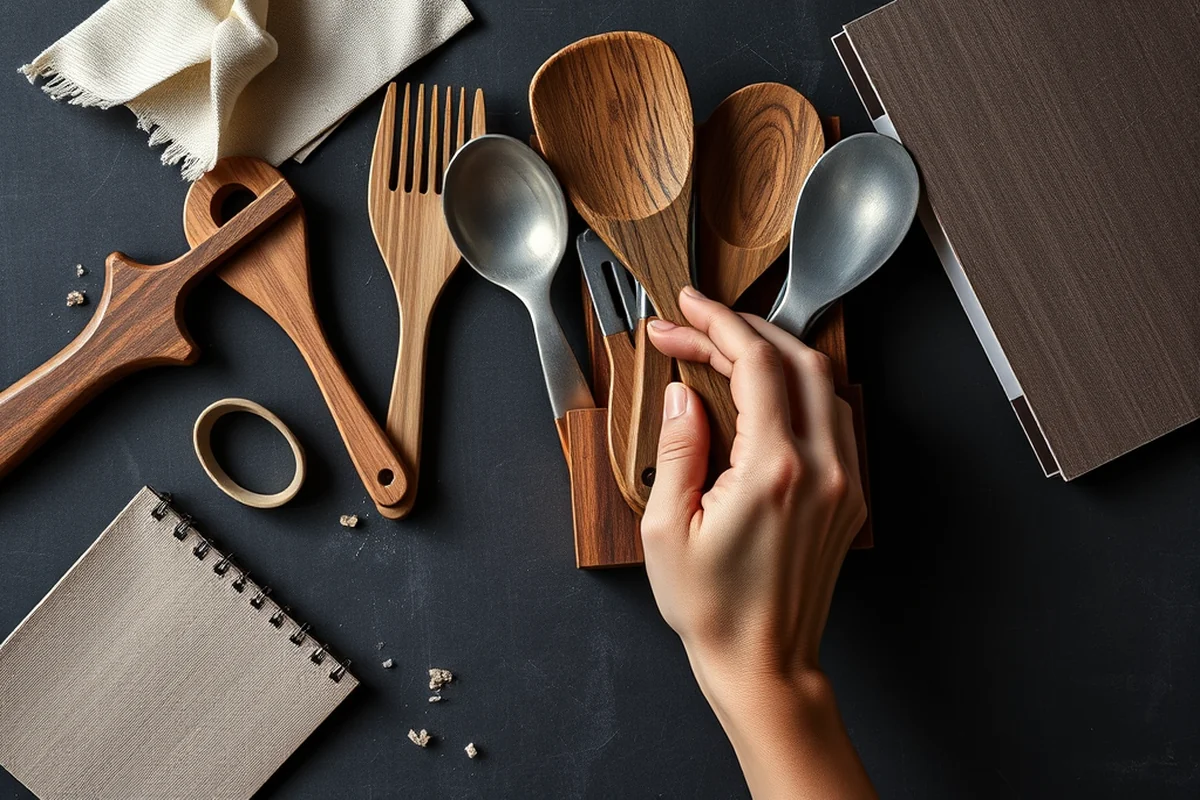 top wooden utensil holder — Top Wooden Utensil Holder (the finished result)