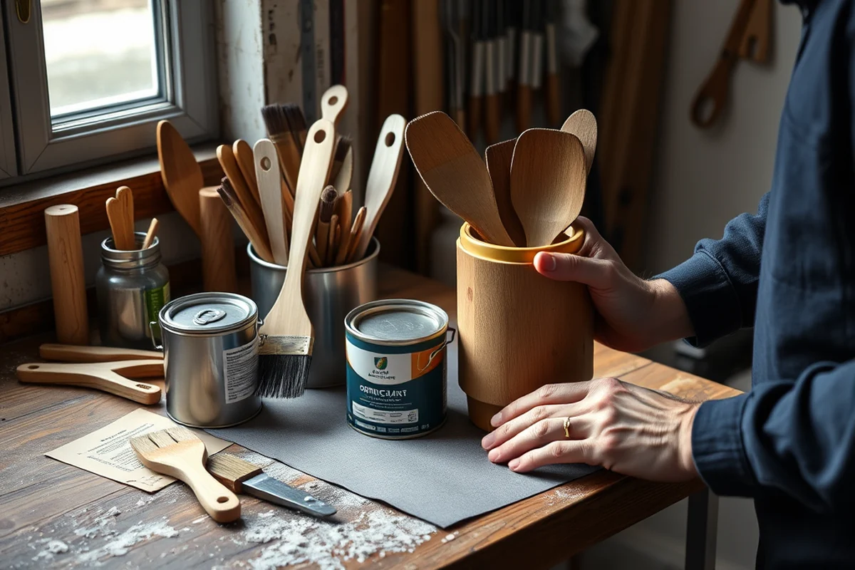 top wooden utensil holder uk — Top Wooden Utensil Holder Uk (the finished result)