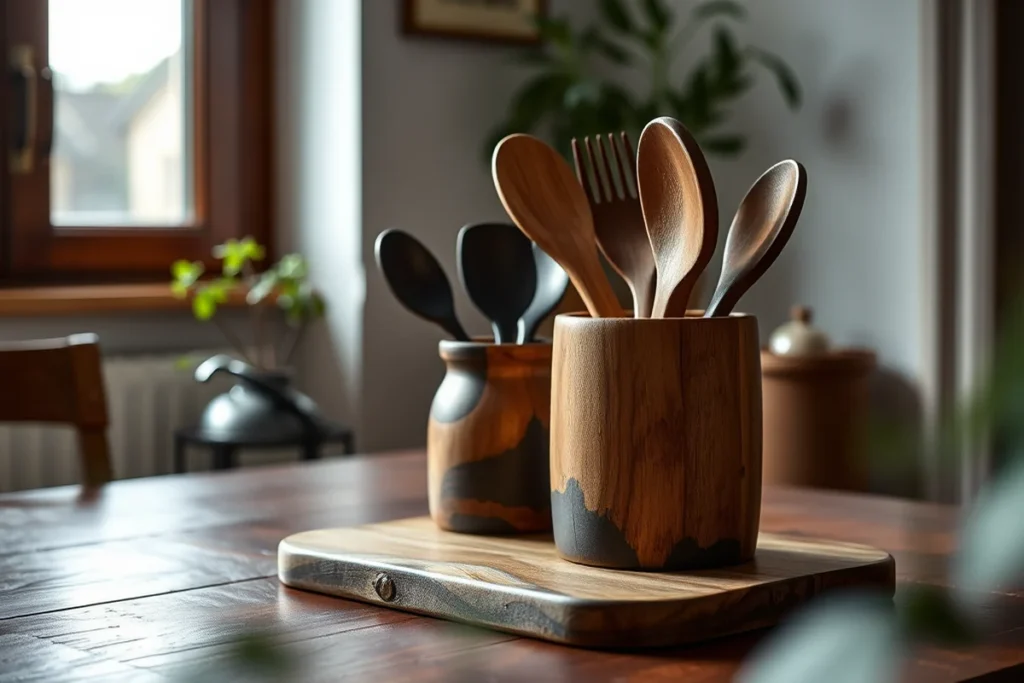 Top Wooden Utensil Holders