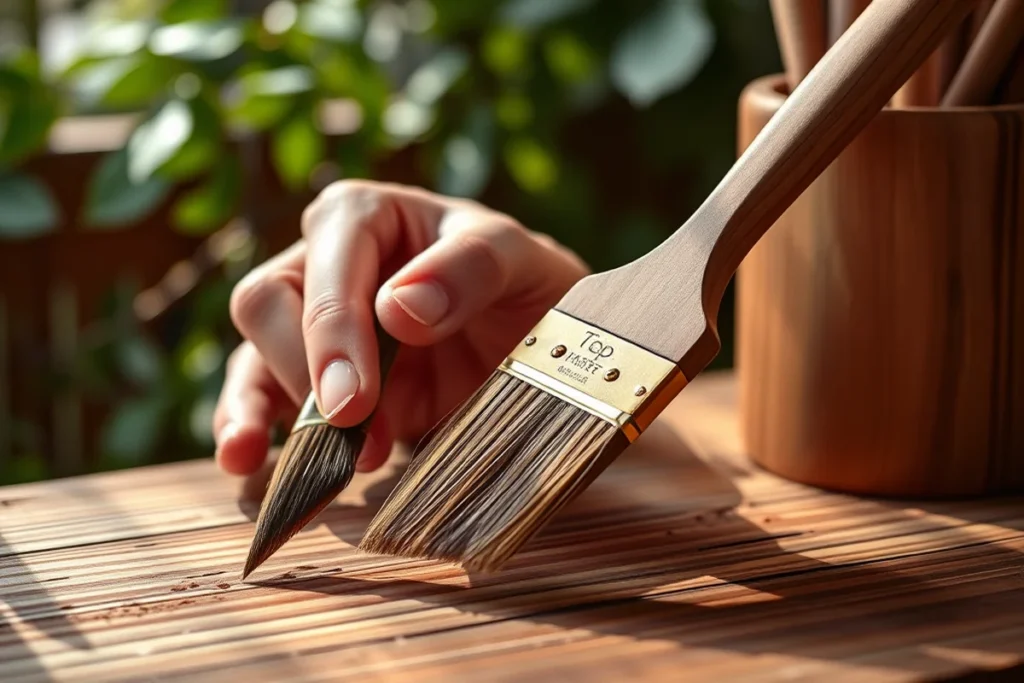 Top Wooden Utensil Set With Holder