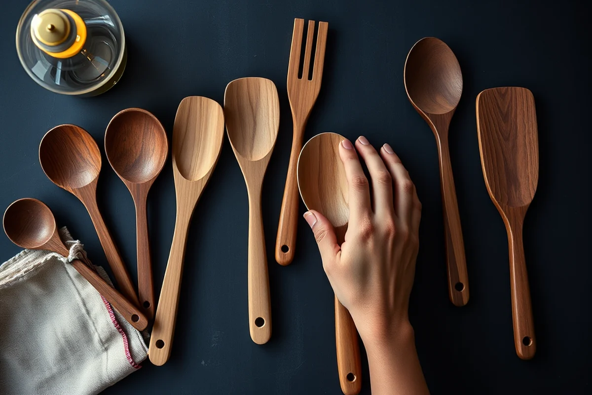 top wooden utensils for cooking — Top Wooden Utensils For Cooking (the finished result)