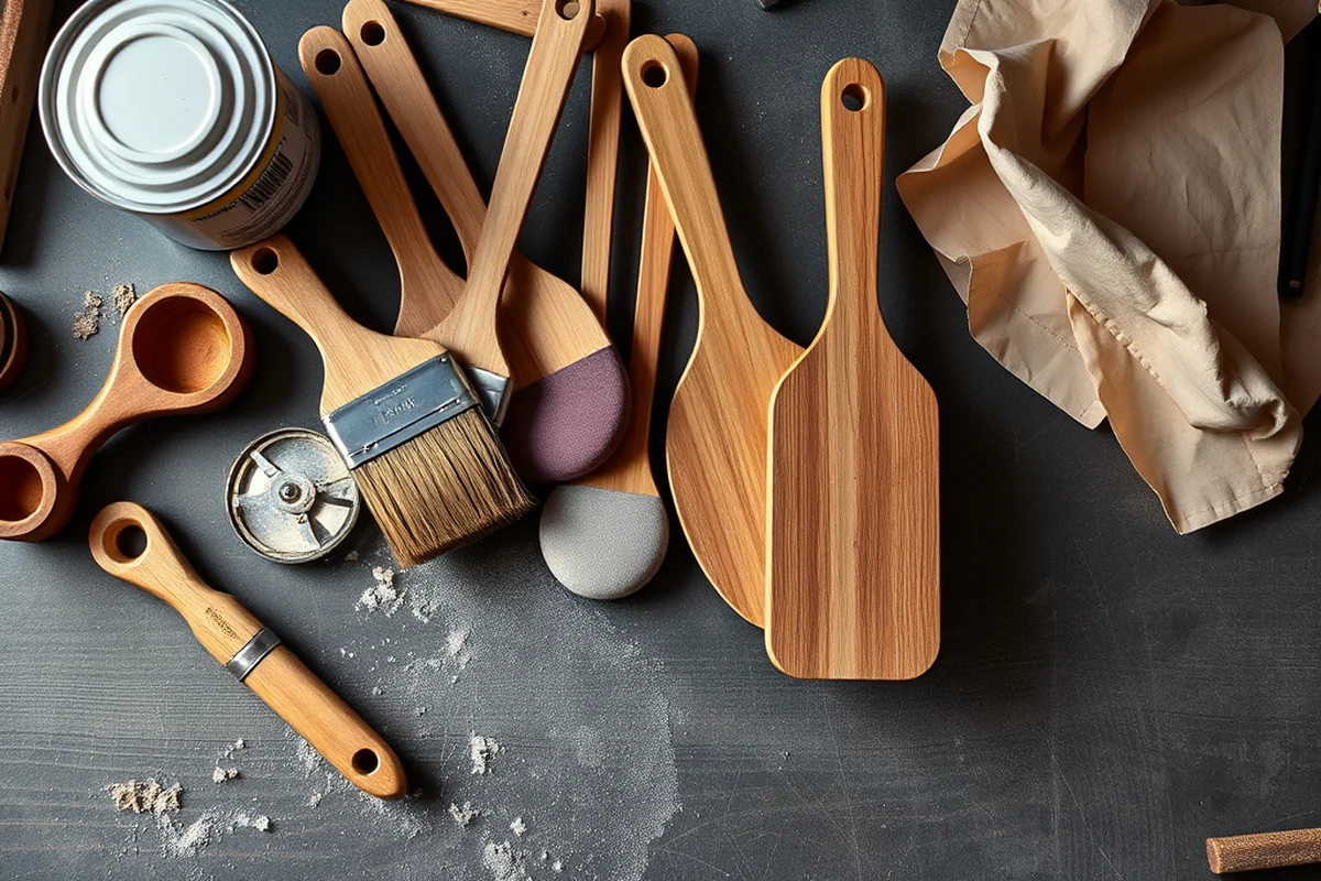wooden teak utensils — Wooden Teak Utensils (the finished result)