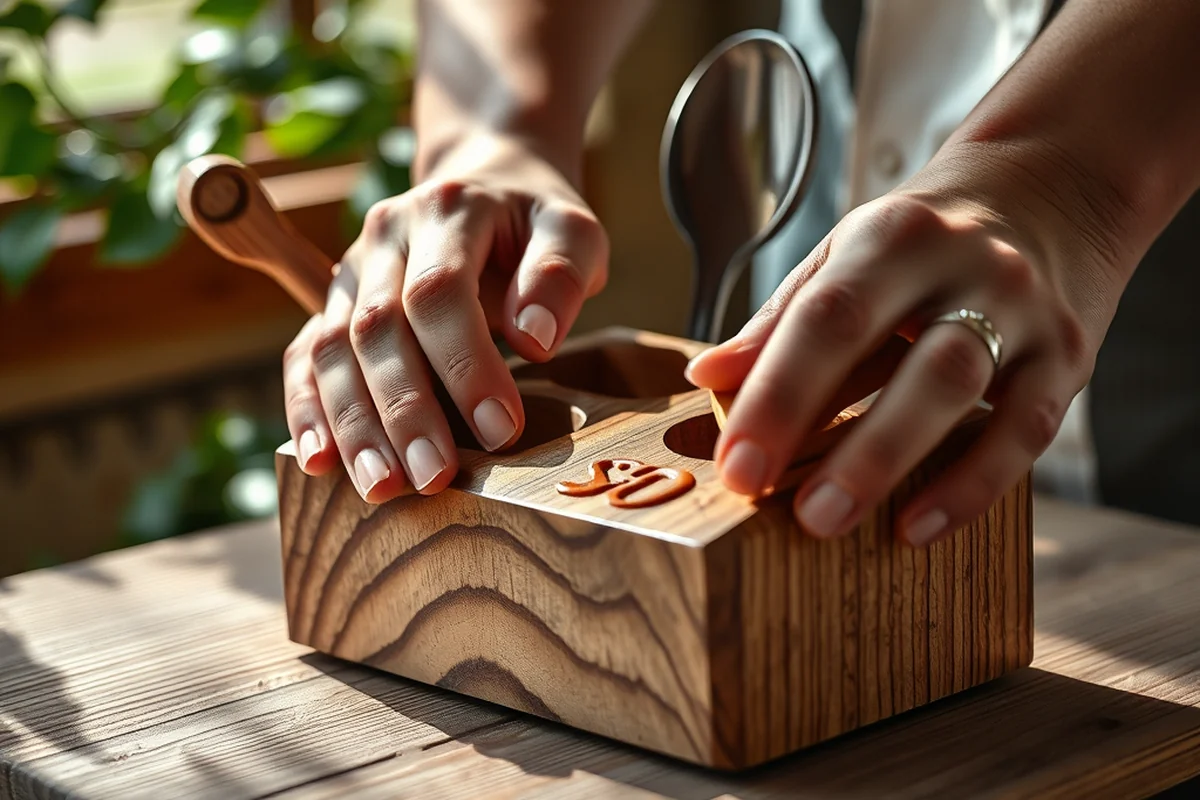 wooden utensil holder diy — Wooden Utensil Holder Diy (step by step)