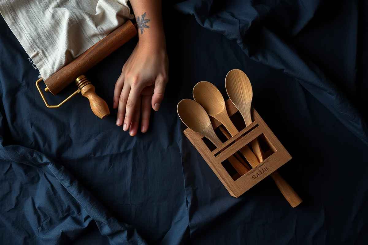 wooden utensil holder — Wooden Utensil Holder (the finished result)