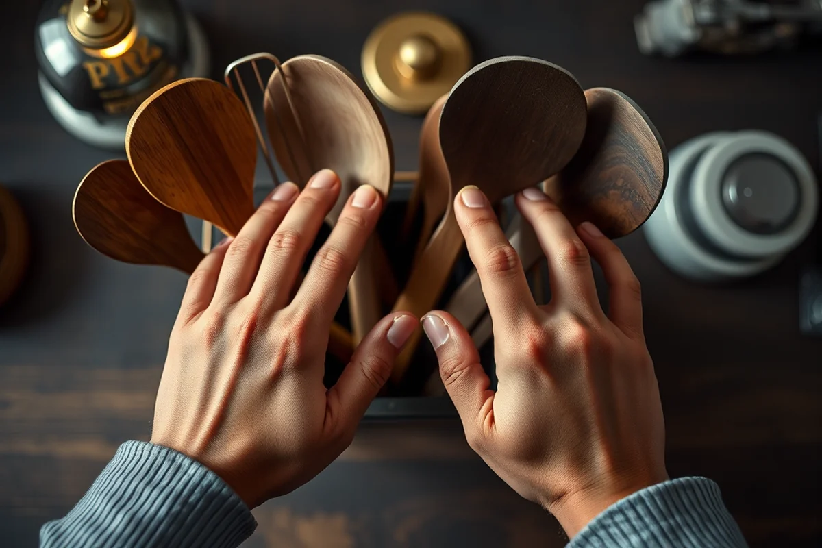 wooden utensil kitchen holder vs — Wooden Utensil Kitchen Holder Vs (the finished result)